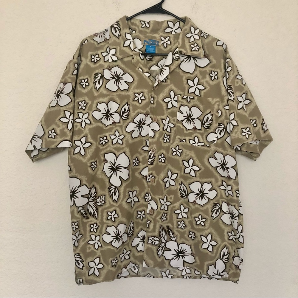 NSI Men's Hawaiian Tropical Shirt